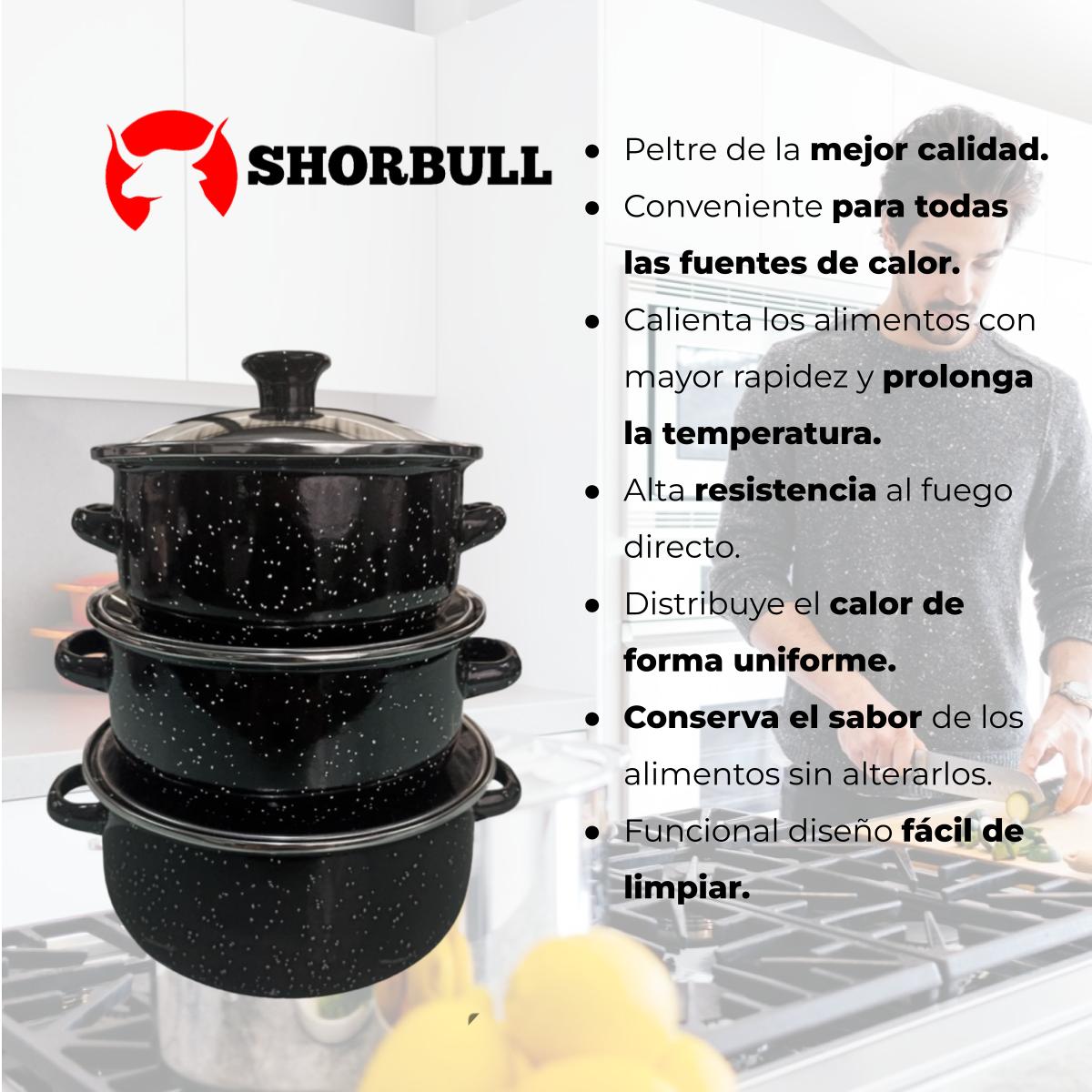 Ollas International 6pz Negro Shorbull