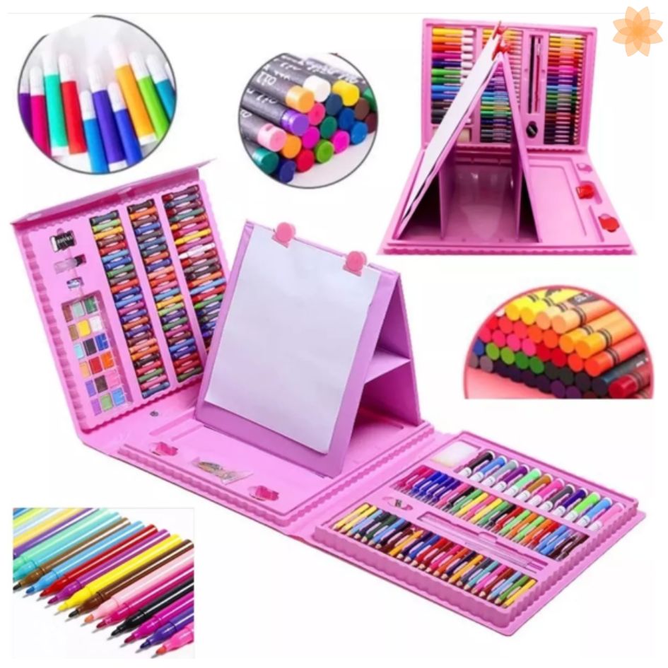 Kit de Dibujo  210 Pzas Juego de Pintura