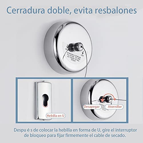 Tendedero Retractil, 2.8 m