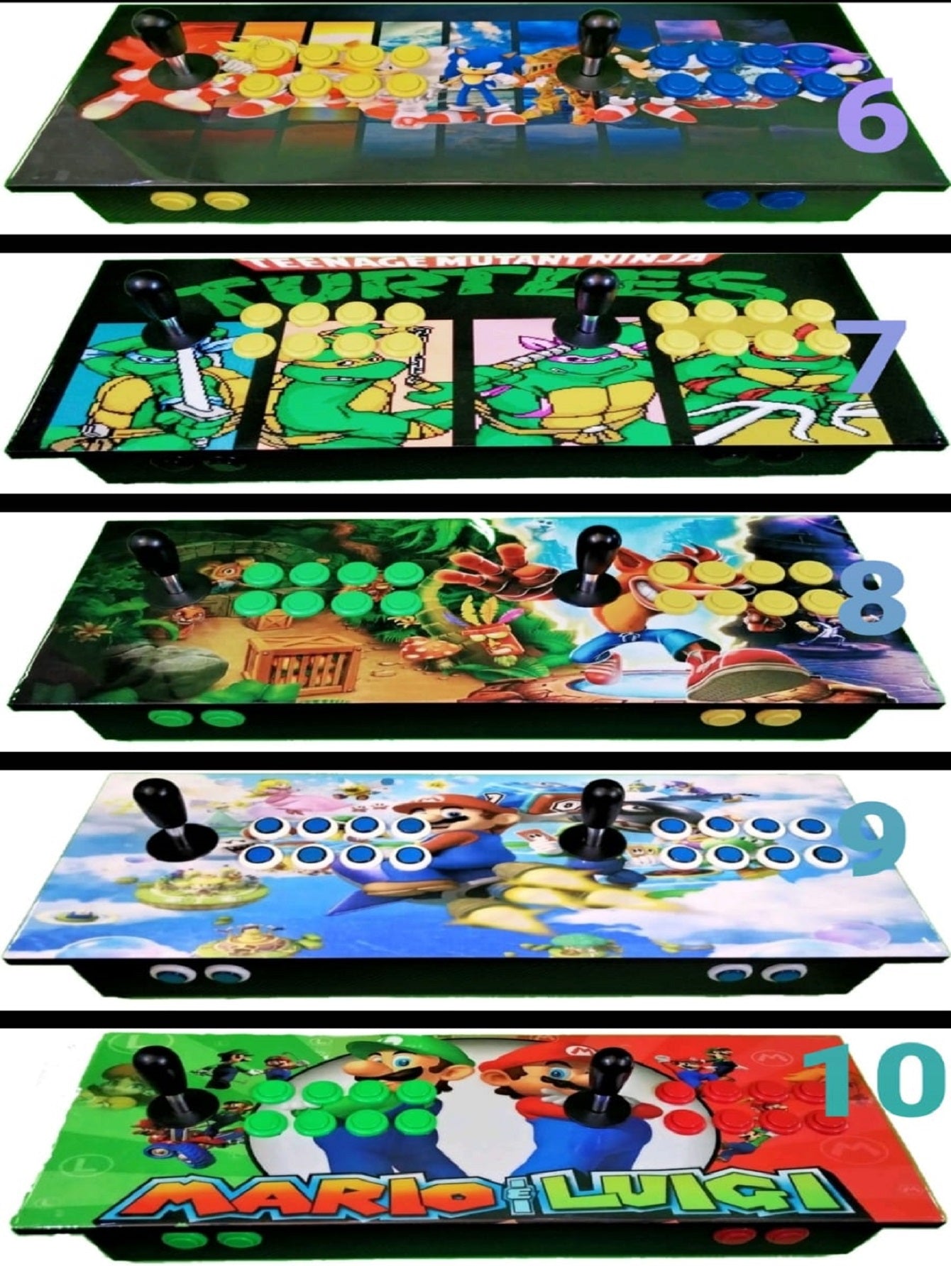 Tablero, Juegos incluidos Básico 2Player