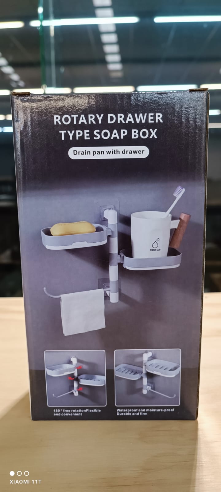 Jabonera Giratoria de Pared