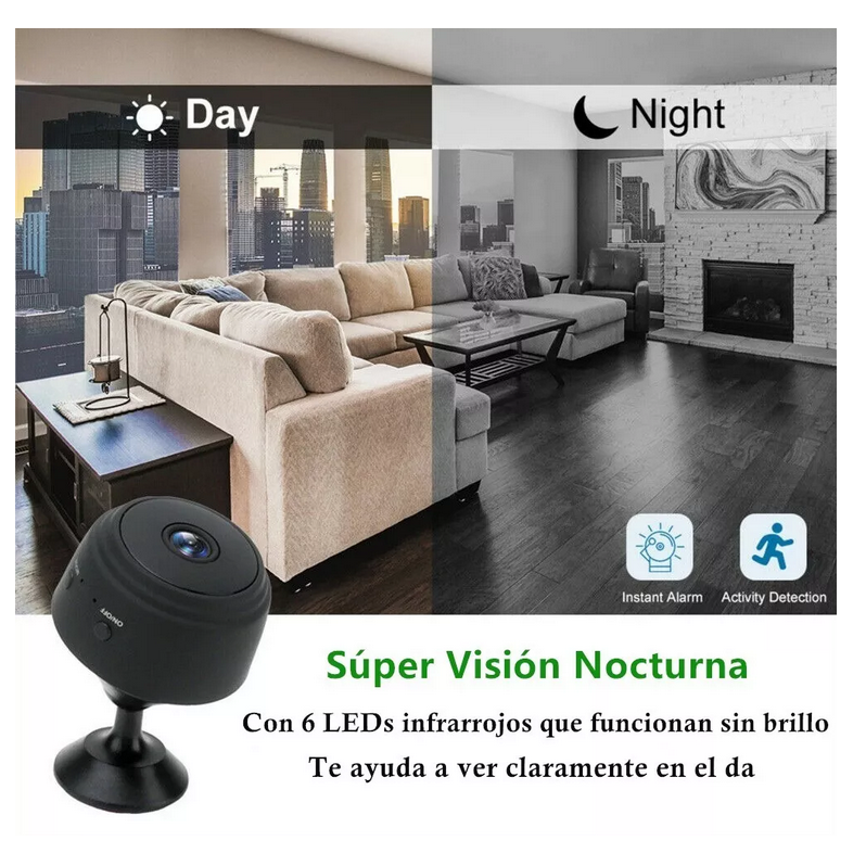 Mini Cámara Ip Espia 1080p