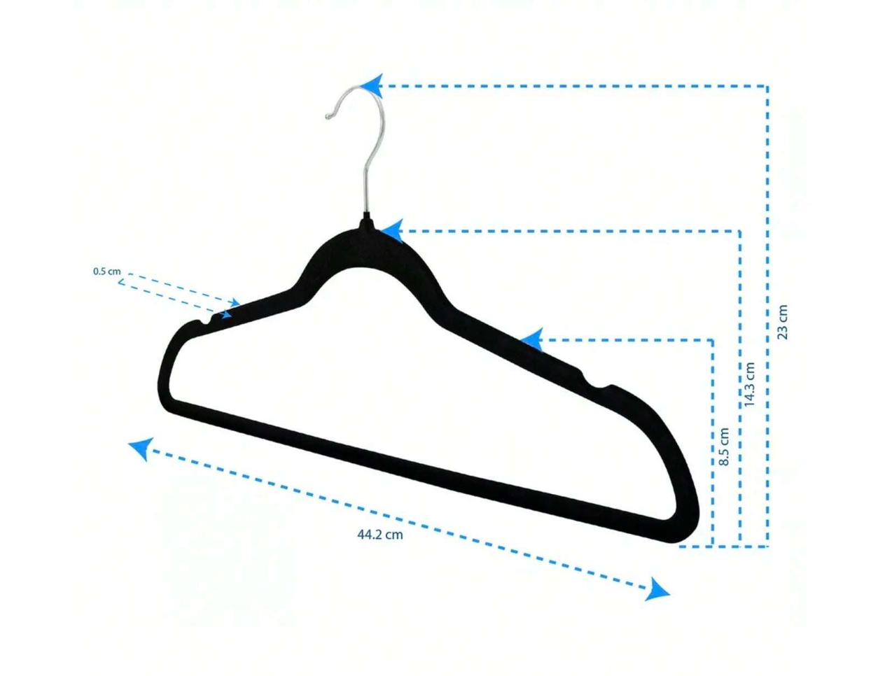 Set 30 Ganchos De Terciopelo