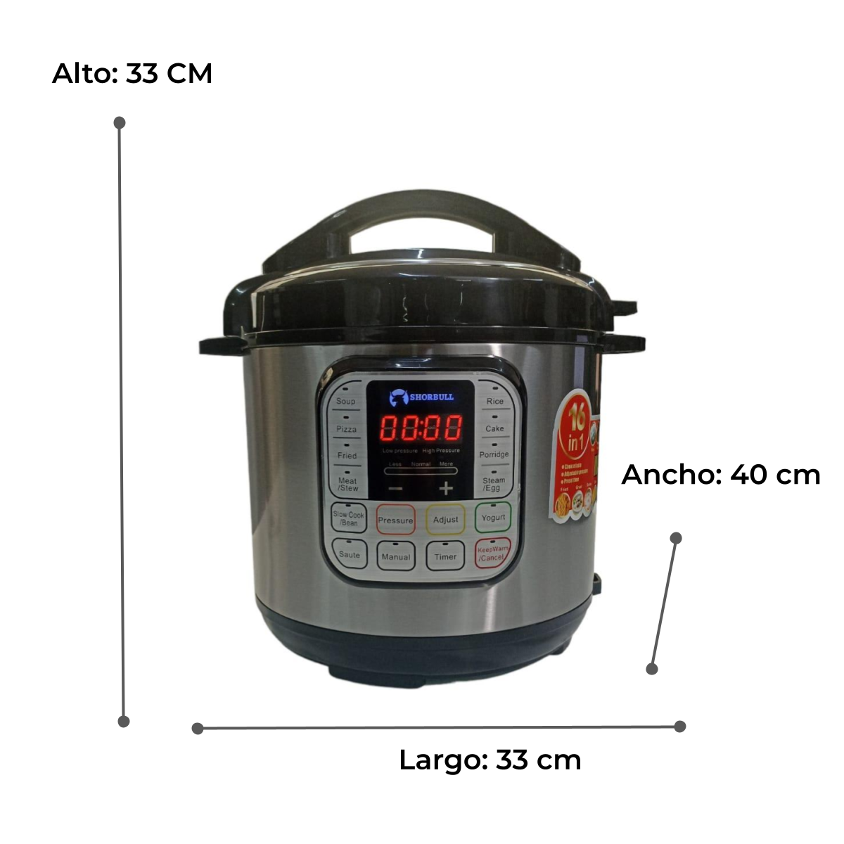 Olla Eléctrica Tipo Instant Shorbull