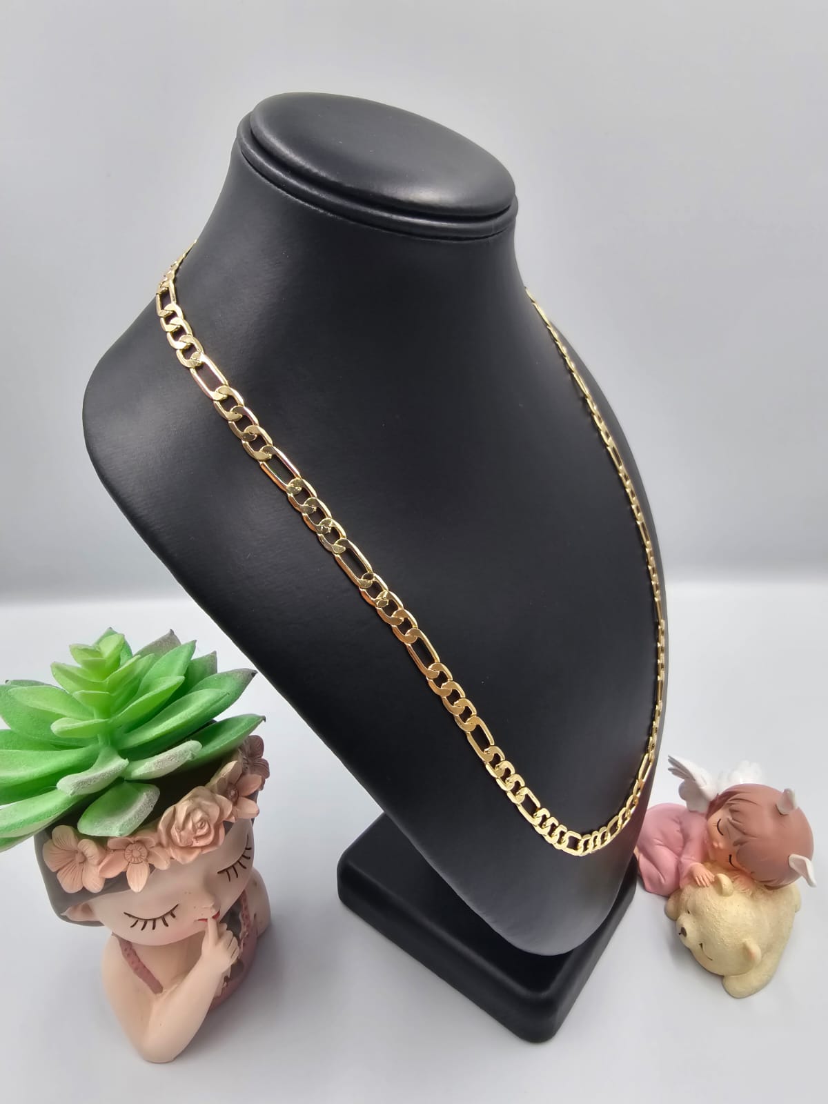 Cadena Cartier 7mm x 60 cm