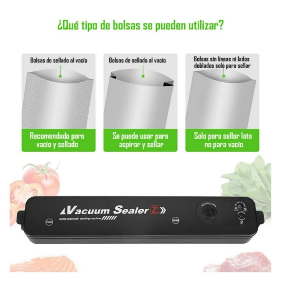 Selladora Al Vacío Automática + Bolsas