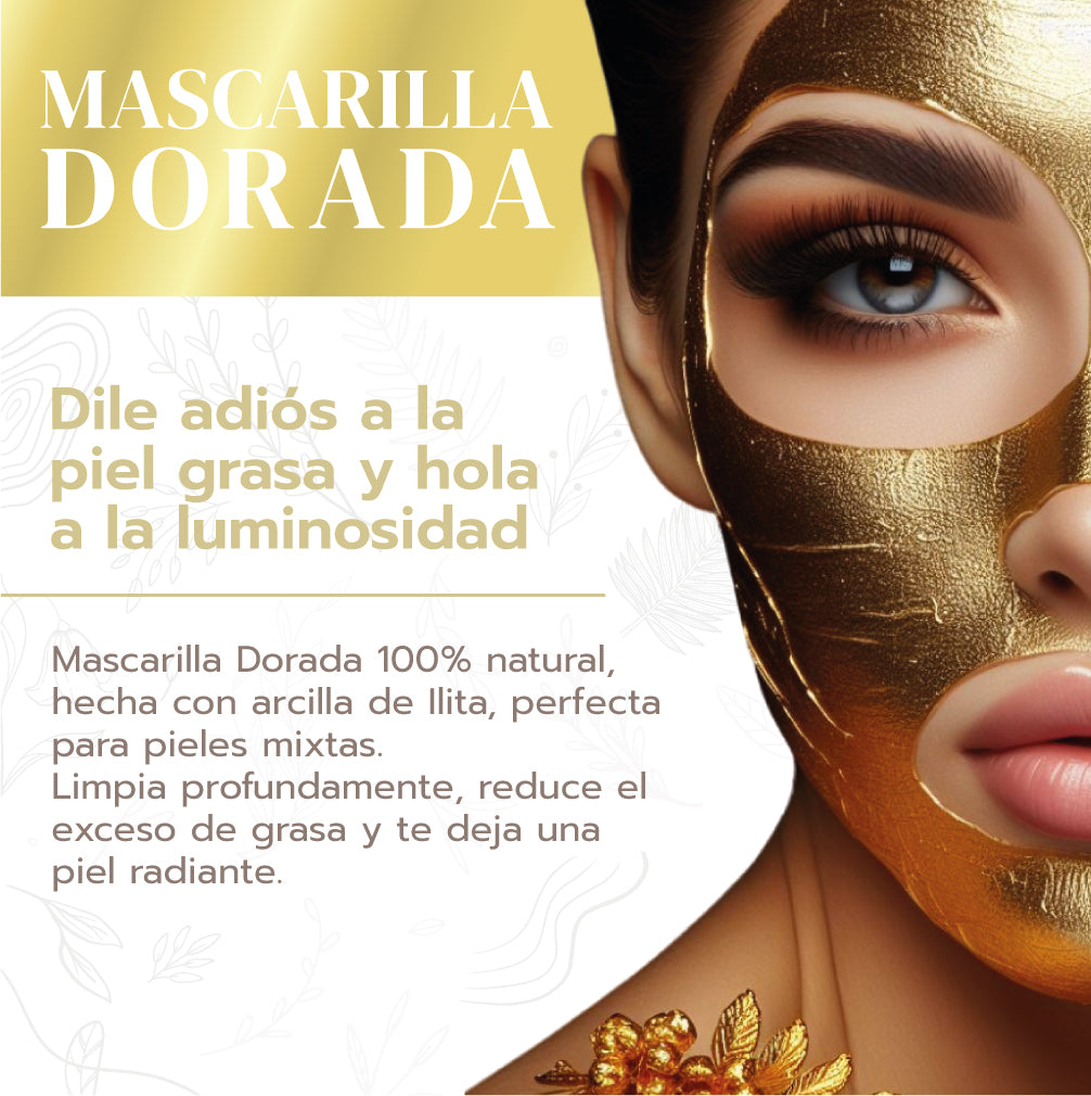 Mascarilla de Colageno Dorado