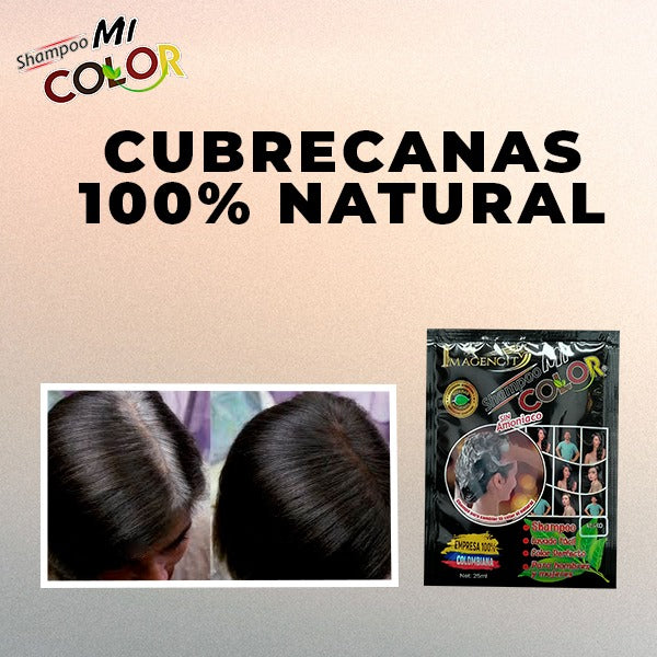 Shampoo Cubre Canas  Negro
