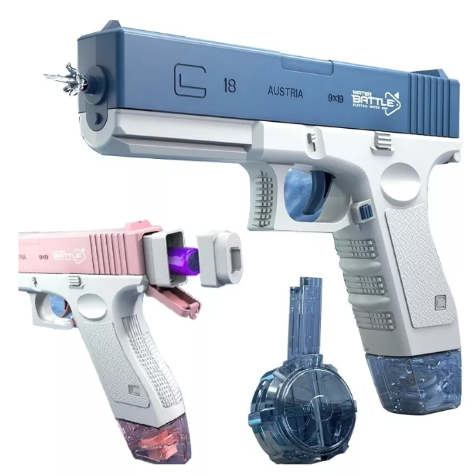 Pistola Agua Disparo Automático Recargable