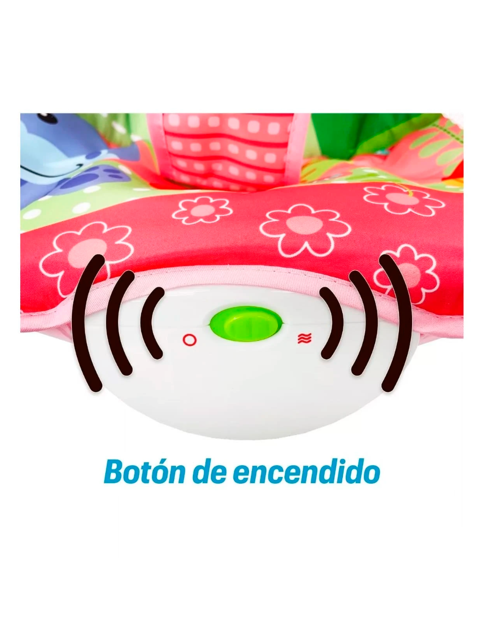 Silla Mecedora de Bebe Interactiva Azul