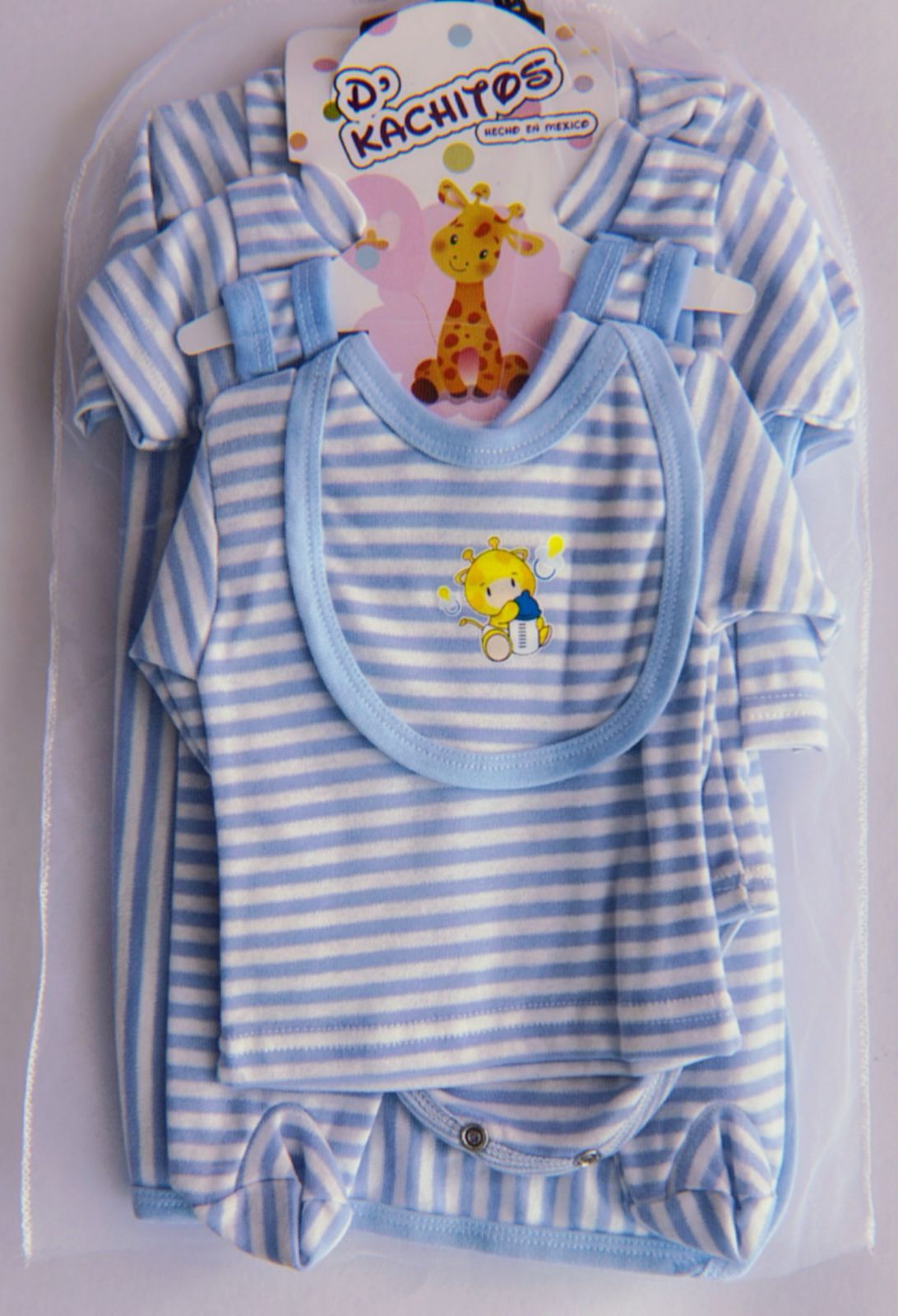 Kit Ropa de Algodón 7 Pzs de Bebe