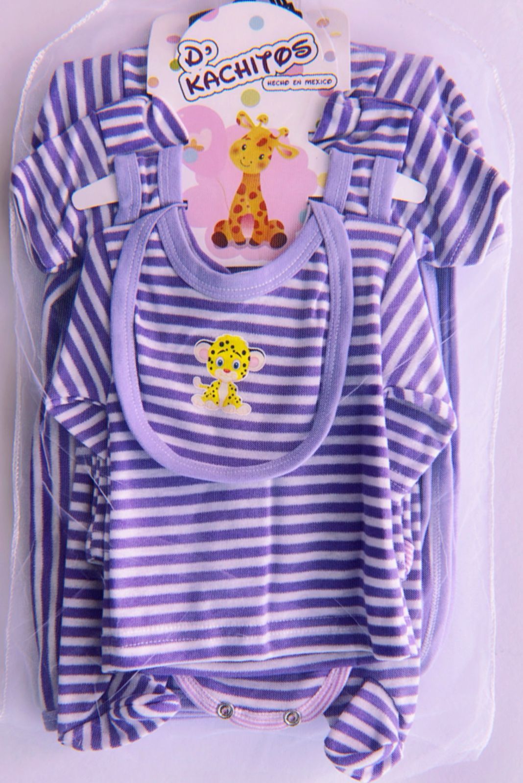 Kit Ropa de Algodón 7 Pzs de Bebe