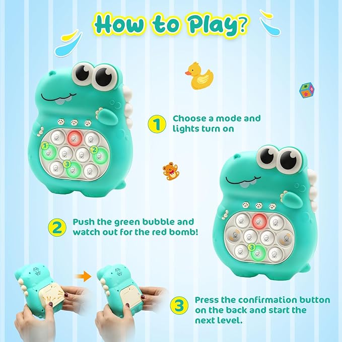 Juguete Pop It Dinosaurio