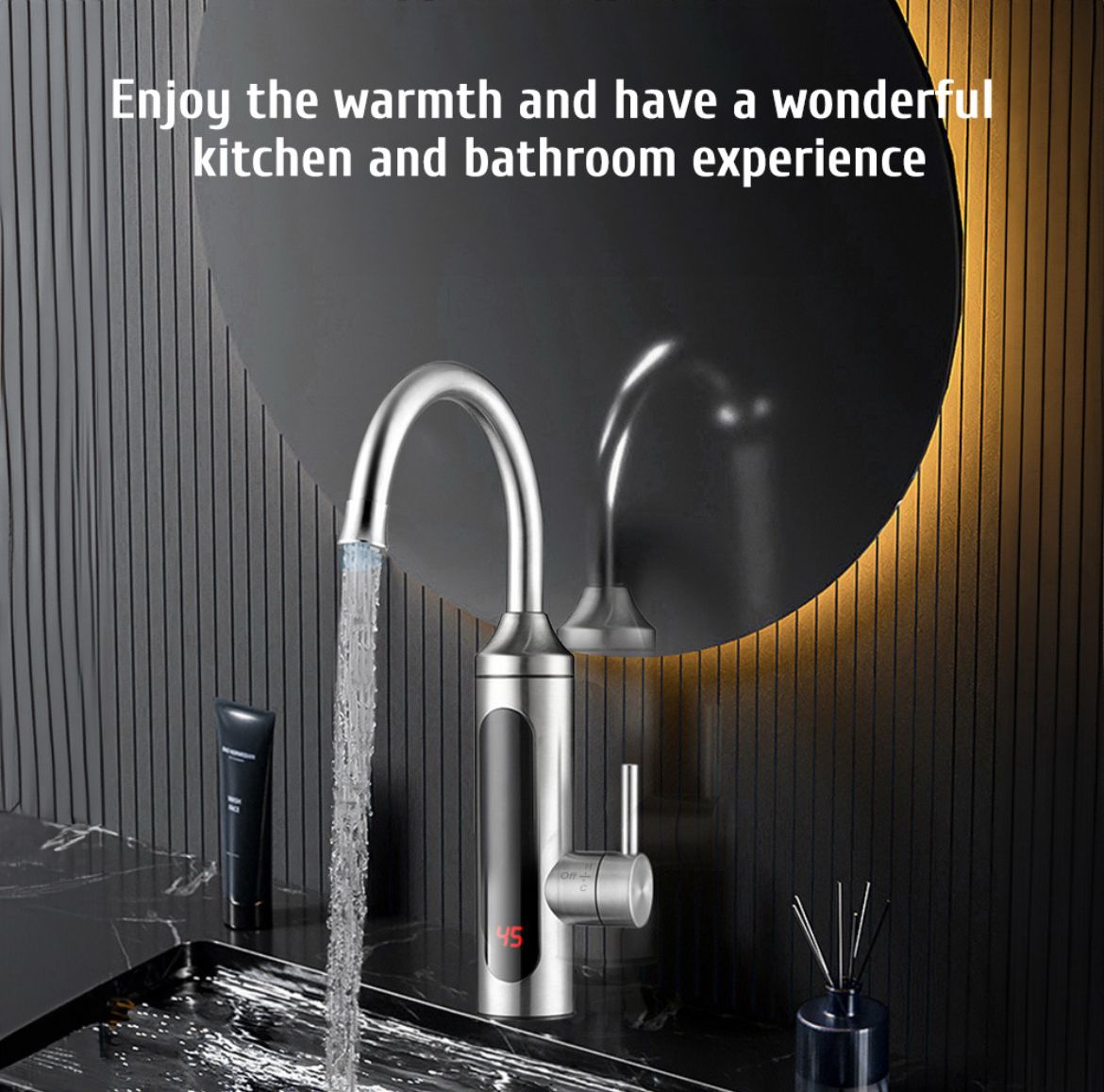 Grifo Electrico con Calentadro