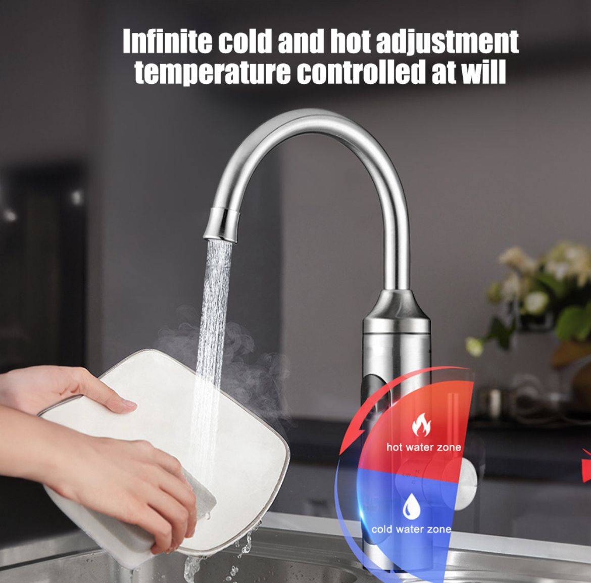 Grifo Electrico con Calentadro