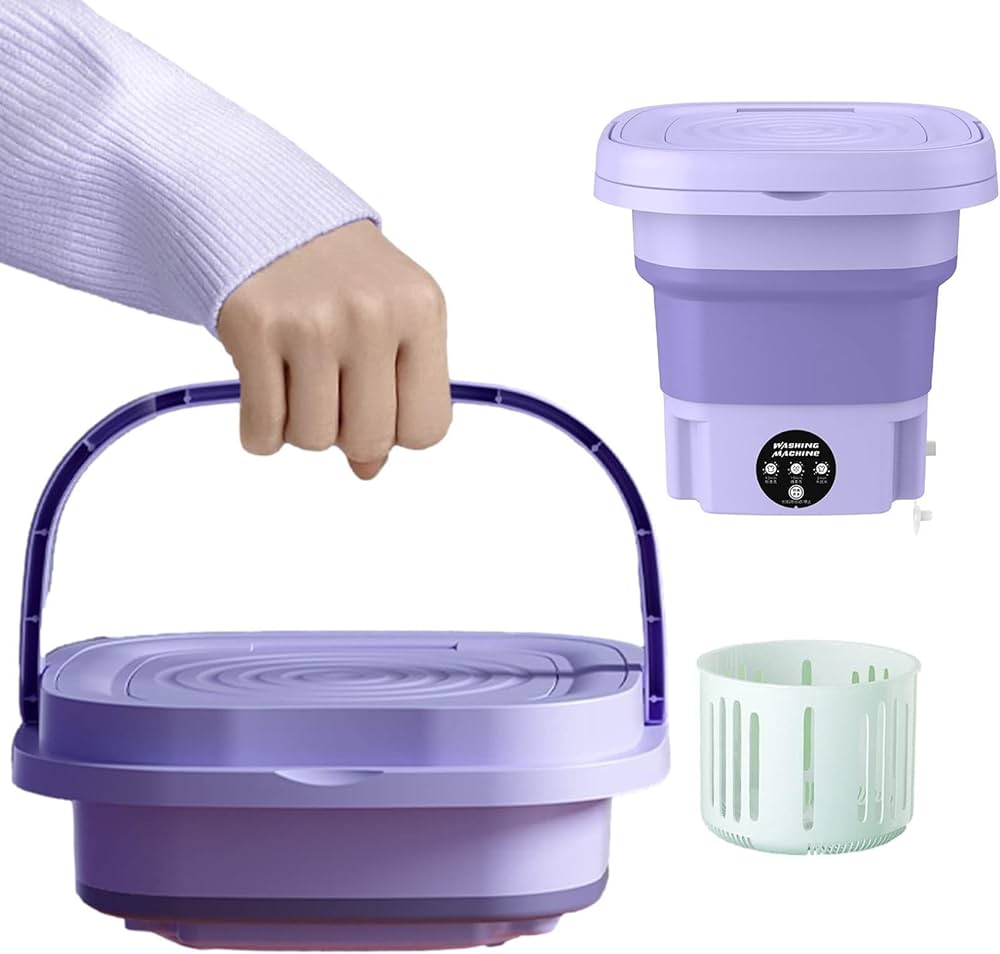 Lavadora Y Secadora Plegable Portatil 7L