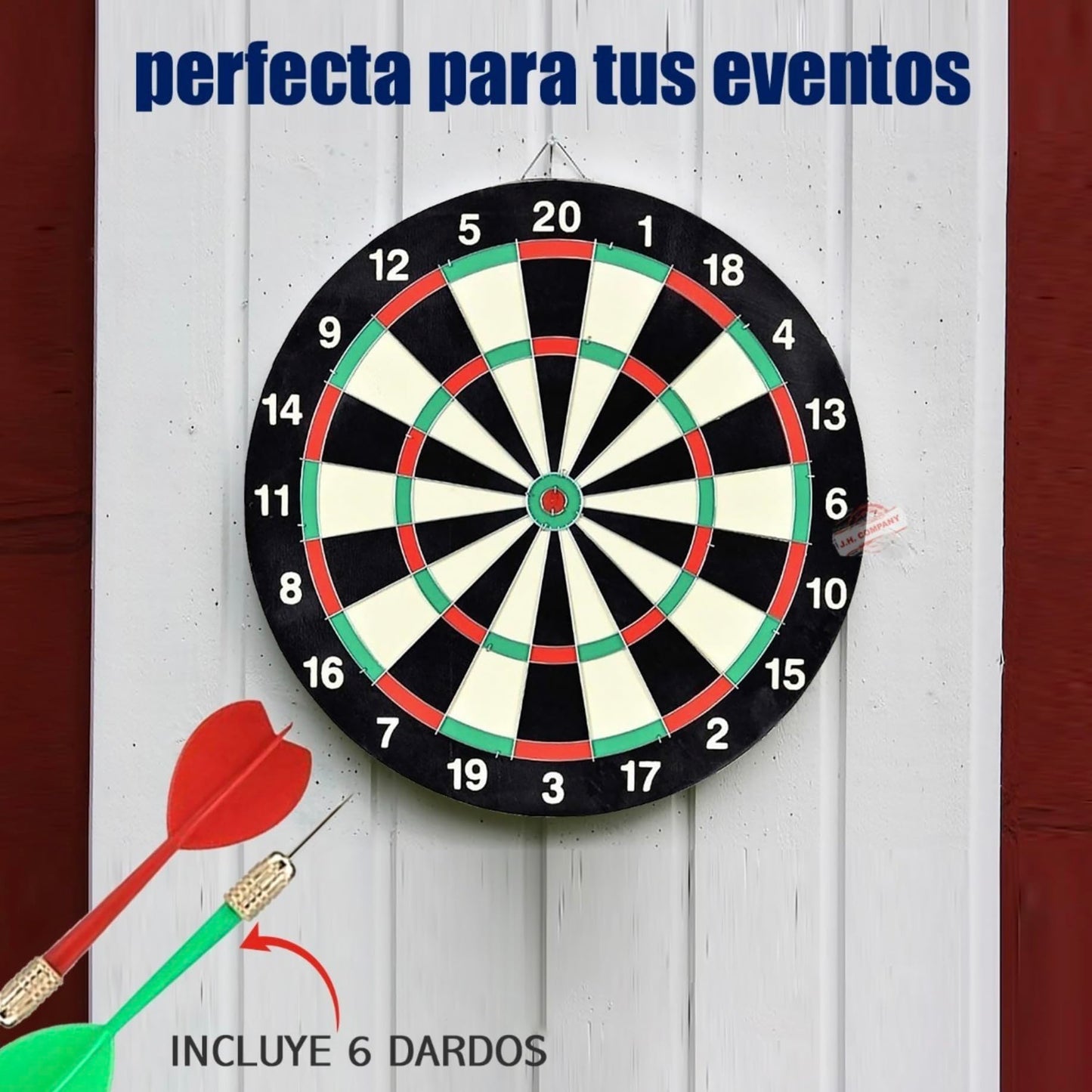 Tiro Al Blanco Diana 6 Dardos Doble Cara