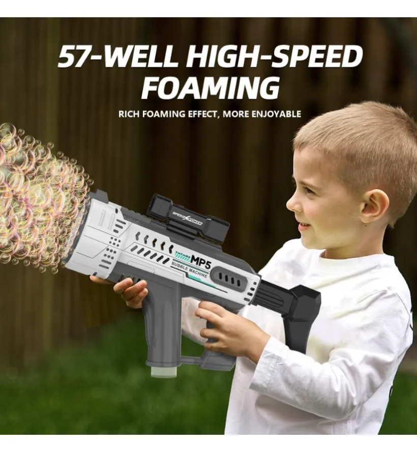 Pistola MP5 DE Burbujas