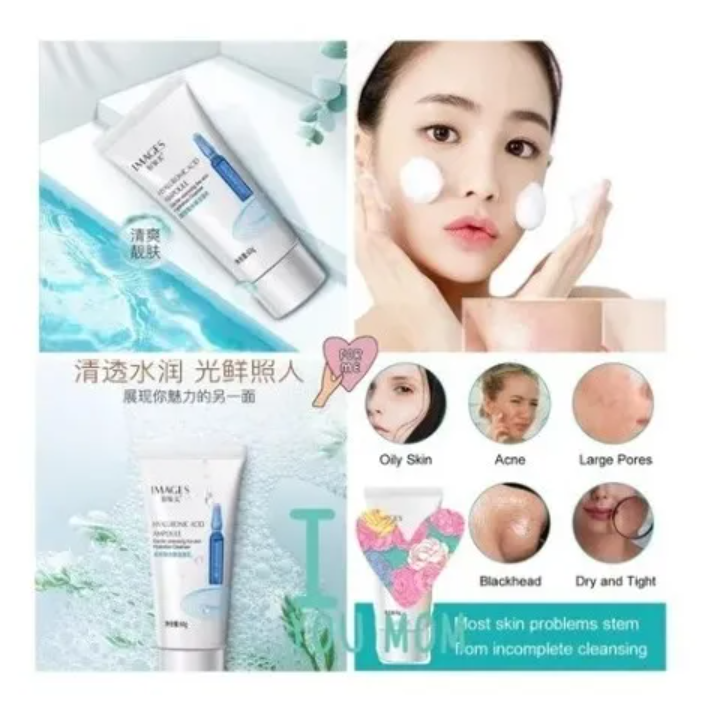 Espuma Facial con Ácido Hialurónico.