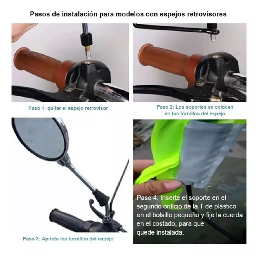 Toldo Cubresol De Moto Impermeable