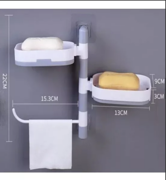 Jabonera Giratoria de Pared