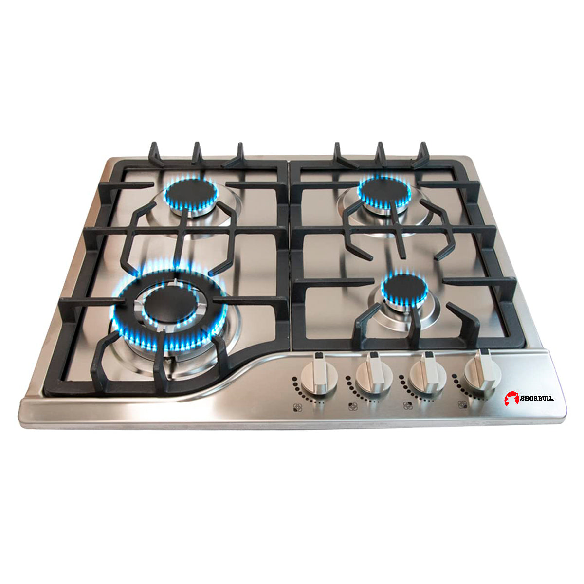 Parrilla 4 Quemadores Acero Ino Shorbull