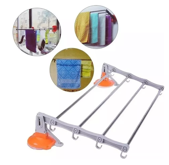 Tendedero Con Ventosas Colgador Prendas