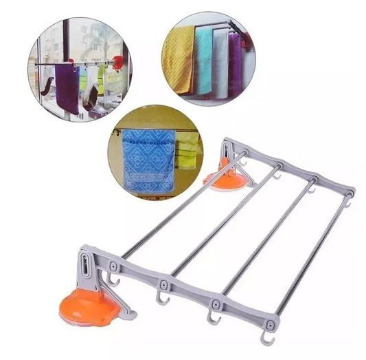 Tendedero Con Ventosas Colgador Prendas